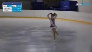 Alena Prineva(2010), SP, 2021.01.19 Moscow Novice Championship