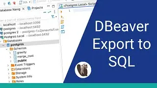 How to Export a Database to SQL in DBeaver