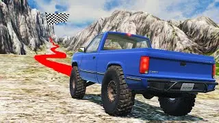 UPHILL Pickup Truck Gameplay – Cartoon boys BeamNG Drive