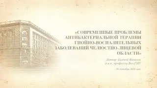 Проблемы антибактериальной терапии гнойно-воспалительных заболеваний челюстно-лицевой области