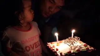 Keysha blowing candles part 2