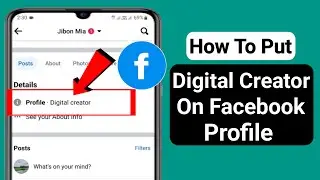 How to Put Digital Creator On Facebook Profile 2023 | Add Digital Creator On Facebook