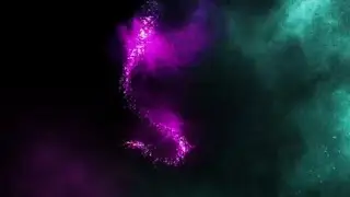 Abstract dust background, 4k footage colour them intro Free ncm