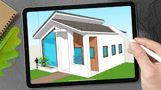 Modeling a Simple House 🏡 | SketchUp for iPad