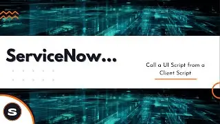 ServiceNow UI Script  | How to call a UI Script from a Client Script