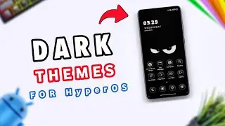 🖤😱 3 AMAZING Dark Mode Supported Themes For Xiaomi HyperOS | Dark Themes for miui | Dark Theme