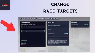 How to change Race Targets in F1 Manager