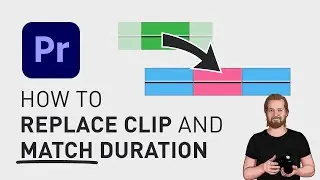 How to replace clip and match duration