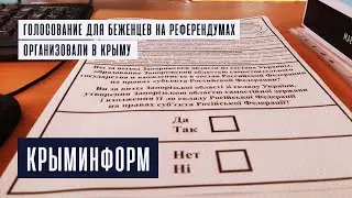 Голосование для жителей освобожденных территорий на референдумах началось в Крыму