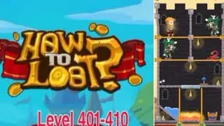 How to Loot Pin pull Hero Rescue  Game play Level 401-410