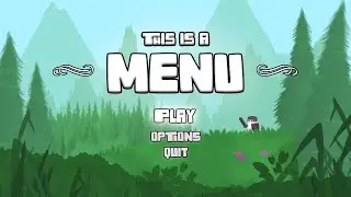 Unity Gorgeous PARALLAX MAIN MENU in 410 Seconds