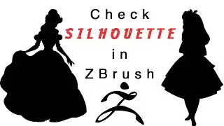 How to Check Silhouette for Stronger Designs in ZBrush