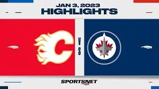 NHL Highlights | Flames vs. Jets - January 3, 2023