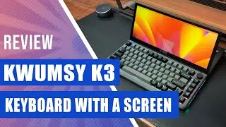 Kwumsy K3 - Mechanical Keyboard with a Touch Screen, USB Hub, and SSD Enclosure