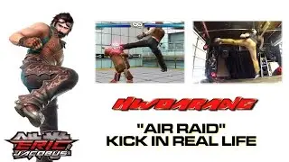 Hwoarang's AIR RAID KICK in real life [Eric Jacobus]