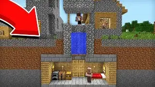 ЗАЧЕМ ЭТОТ ЖИТЕЛЬ ЖИВЁТ В ДЕРЕВЕНСКОМ КОЛОДЦЕ В МАЙНКРАФТ | Компот Minecraft