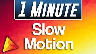 Hitfilm Express : How to do Slow Motion