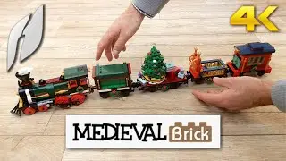 New Arrival from Medievalbrick - MOC-49581 Christmas Train (Unboxing and Review)