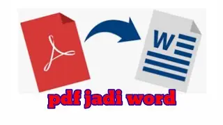 Cara merubah pdf jadi word lewat Hp