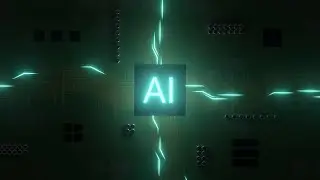 Inside AI Artifical Intelligence Computer Chip Processor CPU Concept 4K DJ Visuals Loop Background