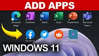 How to ADD Apps to Desktop on Windows 11 - Full Guide