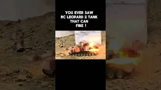 You ever saw Rc Leopard 2 Tank Firing ! #tank #warthunder #trending #viral #shorts