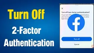 How to turn off two factor authentication on facebook