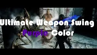 SKYRIM SE I Ultimate Weapon Swing Purple Color