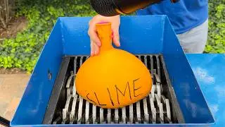 Shredding SLIME BALLOON! Satisfying ASMR Video! 🎧