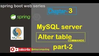 mysql table commands | alter table commands | add column | drop column | rename column