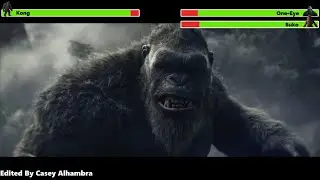 Kong vs. The Red Stripes with healthbars