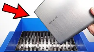 SAMSUNG LAPTOP vs. FAST SHREDDER...!!!