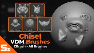 Chisel VDM Brushes: ZBrush All Brushes