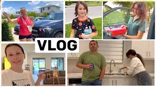 США Ура! Приехали! Семейный Влог Большая семья Big big family in the USA VLOG