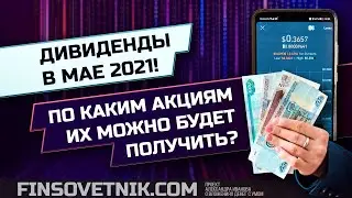 Дивиденды в мае: по каким акциям их можно будет получить?