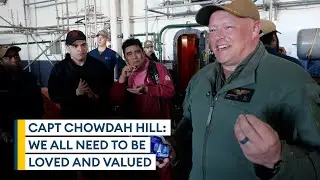 USS Eisenhower commander Captain Chowdah Hill's secrets to inspiring leadership