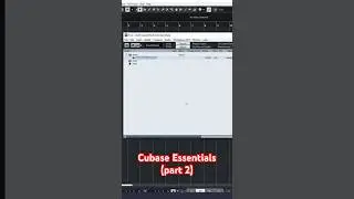 Cubase Essentials (part 2) #shorts