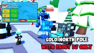 BEST WAY TO SOLO NORTH POLE IN TOILET TOWER DEFENCE **TOO OP**🎄