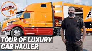 Supercar Transport Guru Tours his Luxury Car Hauler Trucking Setup Walkthrough | Reliable Cribs S4E4