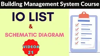 Building Management System Schematic Diagram & IO List | BMS Training 2021