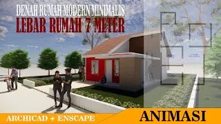 Desain rumah modern minimalis #Animasi #minimalis #rumahlebar6meter #denahrumah  #rumahmungil