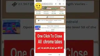 close all chrome tabs in 10 seconds with few clicks 