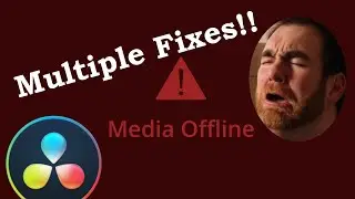 Media Offline and Render Job Fail in Davinci Resolve Fixes