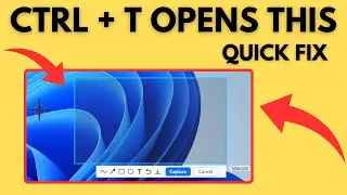 Fix: CTR + T Opens Screen Capture Instead of New Tab in Browser (Windows 11/10)