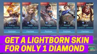 GET A LIGHTBORN SKIN FOR ONLY 1 DIAMOND | PROMO DIAMOND EVENT ML 2023