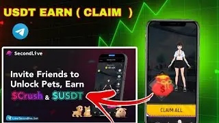 NEW UPDATE & USDT CLAIM ||  SECONDLIVE MINING PROJECT|| CLAIM $200 USDT @hicryptoearn #cryptobot