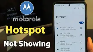 Hotspot not showing in Motorola | Motorola me Hotspot show nahi ho raha hai