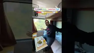 Private Room in Rajdhani Luxurious Train #shorts #rajdhaniexpress #indianrailways #foodreview