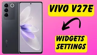 Vivo V27E How to Add widgets to home screen || Widgets Settings