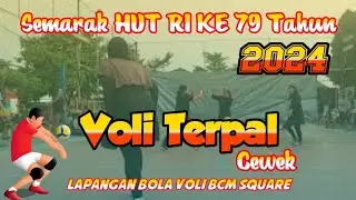 PINGGANGKU SENGKLEK MAKK...VOLI TERPAL IBU IBU DALAM RANGKA MEMERIAHKAN HUT RI 79